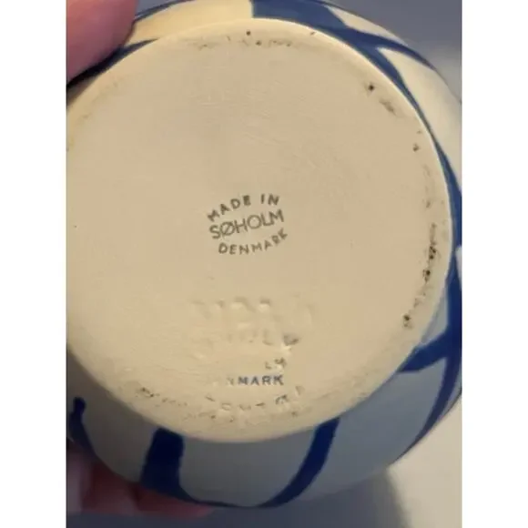 MCM Soholm Bornholm Stentoj Art Pottery Vase 4 3/4" Tall - Picture 4 of 4